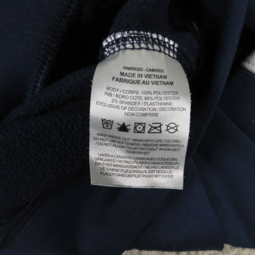 Dallas Cowboys Sweater Mens Medium Blue Hoodie Sweatshirt NFL 100 On Field Nike